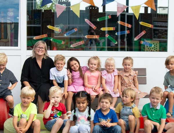 Gilo Klasfoto Oosterzele Kleuter Leerjaar 2